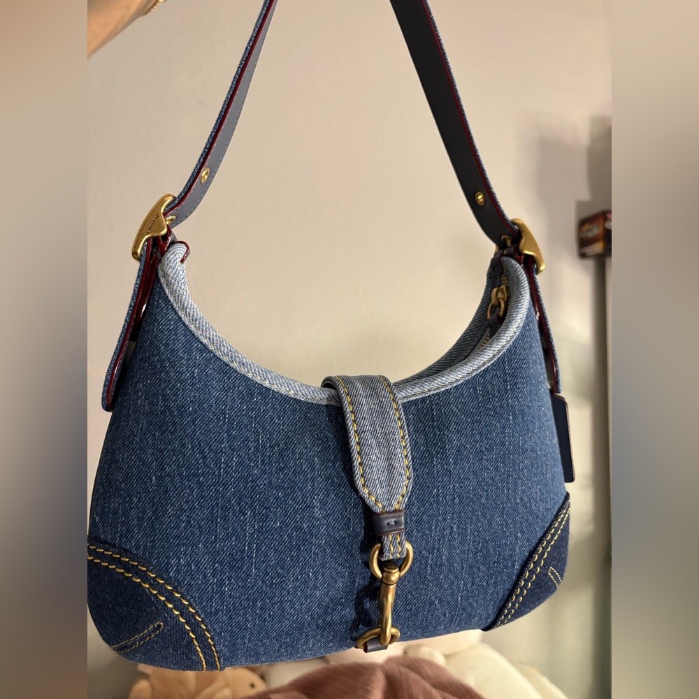 Coach denim bag